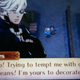 Here’s Niles, asking the player if they want to dress him up.